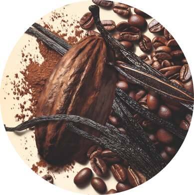 Vanille, Cacao, Café