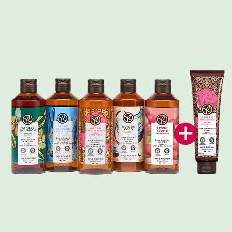 Lot de 5 Bains Douche + Gommage OFFERT