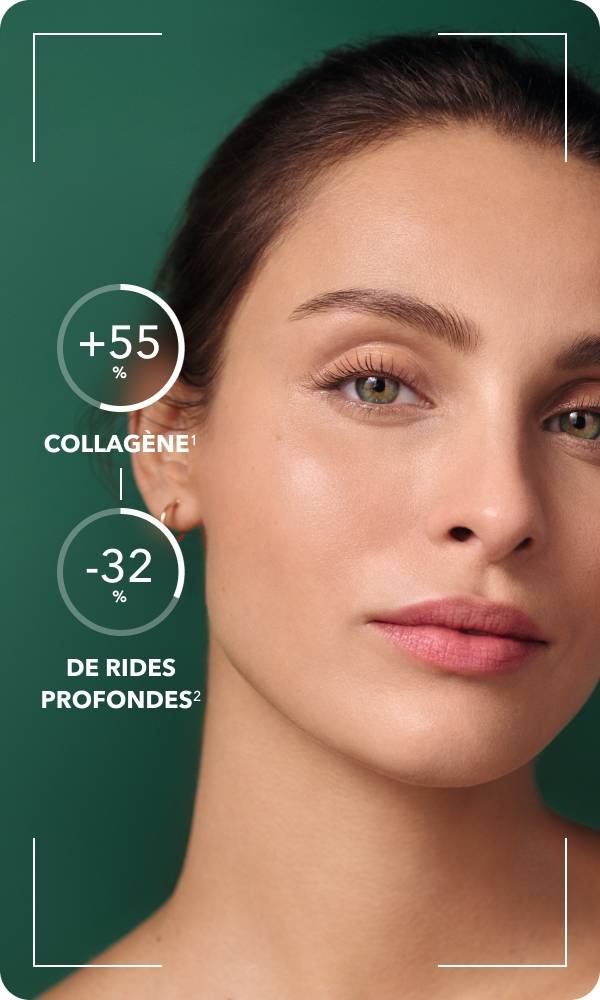 +55% collagène, -32% de rides profondes